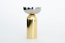Load image into Gallery viewer, Brass and Nickel "Pedestal Bowl" Round Wall Hook