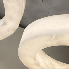 Carregar imagem no visualizador da galeria, Kyklos Alabaster Chandelier