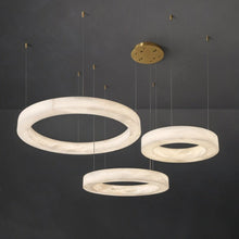 Carregar imagem no visualizador da galeria, Kyklos Alabaster Chandelier