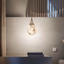 Carregar imagem no visualizador da galeria, Lacrima Alabaster Pendant Light