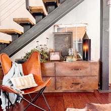 Load image into Gallery viewer, Oversized Rustic Chimney Floor Lantern