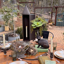 Load image into Gallery viewer, Oversized Rustic Chimney Floor Lantern