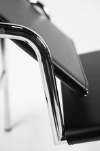 Load image into Gallery viewer, Le Corbusier Basculant Sling Chair (LC1) - Black Leather