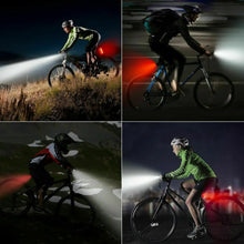 Carregar imagem no visualizador da galeria, LED Bike Light Set with USB Rechargeable Headlight and Taillight