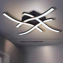 Carregar imagem no visualizador da galeria, LED Ceiling Light Modern Wave Lamp for Living Room, Bedroom & Study