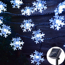 Load image into Gallery viewer, Decorative Snowflake Solar String Lights for Yard and Christmas