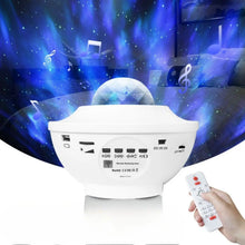 Carregar imagem no visualizador da galeria, LED Star Projector Night Light with USB Control and Music Player