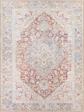 Load image into Gallery viewer, Cream Rust Leeston Washable Rug - Clearance