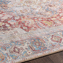 Load image into Gallery viewer, Cream Rust Leeston Washable Rug - Clearance