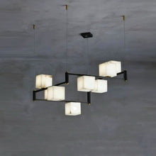 Carregar imagem no visualizador da galeria, Lifang Alabaster Chandelier