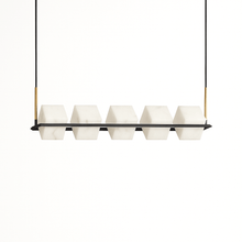 Carregar imagem no visualizador da galeria, Lifang Alabaster Chandelier
