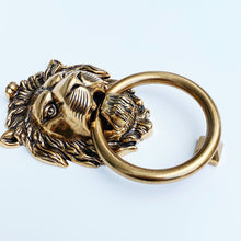Load image into Gallery viewer, Brass Lionhead Door Knocker - Holiday Gift