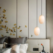 Load image into Gallery viewer, Lithos Alabaster Pendant Light