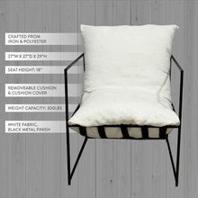Carregar imagem no visualizador da galeria, Modern Lounge Chair with Removable Cushion