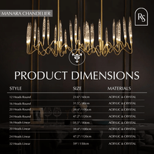 Carregar imagem no visualizador da galeria, Manara Chandelier