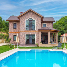 Load image into Gallery viewer, Barok Cotto/Caramel/Lava Manufactured Stone Handmade Brick Veneer - Livfloors Collection