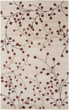 Load image into Gallery viewer, Elsu Beige&Burgandy Wool Rug