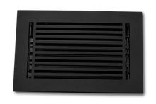 Cargar imagen en el visor de la galería, Cast Aluminum Linear Bar Vent Covers - Black