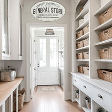 Carregar imagem no visualizador da galeria, Distressed Metal General Store Sign