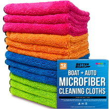 Load image into Gallery viewer, Microfiber Cloth Set 12Pk