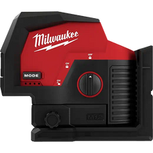 Carregar imagem no visualizador da galeria, Milwaukee 3622-21 M12 Green Cross Line & Plumb Points Laser Kit