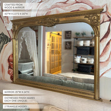 Carregar imagem no visualizador da galeria, Gilded Arch Wall Mirror