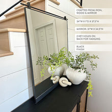 Carregar imagem no visualizador da galeria, Large Soho Rectangular Mirror