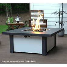 Carregar imagem no visualizador da galeria, Modern Blaze 42-Inch Square Fire Pit Table (SAFTS4624ST)