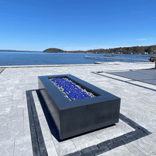 Carregar imagem no visualizador da galeria, Modern Blaze Lumera Linear Concrete Fire Pit Table