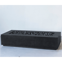 Carregar imagem no visualizador da galeria, Modern Blaze Lumera Linear Concrete Fire Pit Table