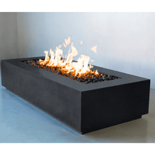 Carregar imagem no visualizador da galeria, Modern Blaze Lumera Linear Concrete Fire Pit Table