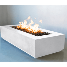 Carregar imagem no visualizador da galeria, Modern Blaze Lumera Linear Concrete Fire Pit Table