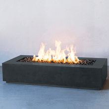 Carregar imagem no visualizador da galeria, Modern Blaze Lumera Linear Concrete Fire Pit Table
