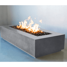 Carregar imagem no visualizador da galeria, Modern Blaze Lumera Linear Concrete Fire Pit Table
