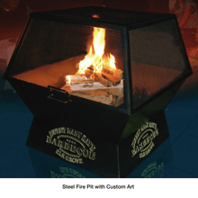 Load image into Gallery viewer, Modern Blaze Square Steel Fire Pit