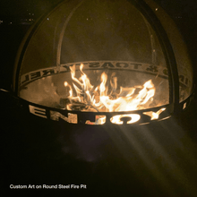 Load image into Gallery viewer, Modern Blaze Round Steel Fire Pit