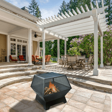 Load image into Gallery viewer, Modern Blaze Square Steel Fire Pit