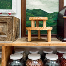 Carregar imagem no visualizador da galeria, Pine Wood Risers, Set of Two