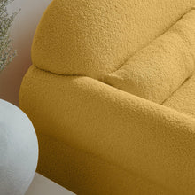 Carregar imagem no visualizador da galeria, Modern Lambs Wool Fabric Loveseat for Living Room