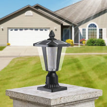Carregar imagem no visualizador da galeria, Modern Solar LED Lights with Adjustable Brightness for Pillars