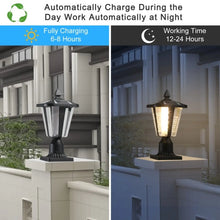 Carregar imagem no visualizador da galeria, Modern Solar LED Lights with Adjustable Brightness for Pillars