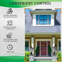 Carregar imagem no visualizador da galeria, Modern Solar LED Lights with Adjustable Brightness for Pillars