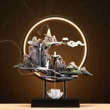 Load image into Gallery viewer, Moonlit Incense Burner Table Lamp