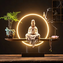 Load image into Gallery viewer, Moonlit Incense Burner Table Lamp