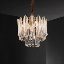 Carregar imagem no visualizador da galeria, Nehora Round Crystal Chandelier