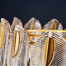 Carregar imagem no visualizador da galeria, Nehora Round Crystal Chandelier