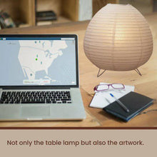 Carregar imagem no visualizador da galeria, Nogy Mini Paper Lamp • Rice Paper Table Lamp (Mini)