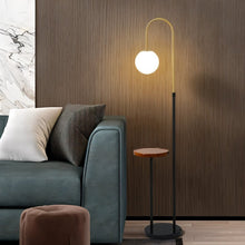 Carregar imagem no visualizador da galeria, Okul Floor Lamp With Smart Side Table