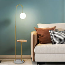 Carregar imagem no visualizador da galeria, Okul Floor Lamp With Smart Side Table