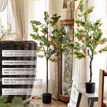 Carregar imagem no visualizador da galeria, Faux Tangerine Tree, Choose Your Size